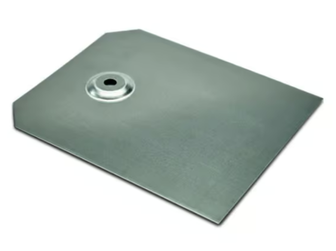 Šindel pod kombivrut KV1 s těsněním – hliníkový – 280 × 230 mm